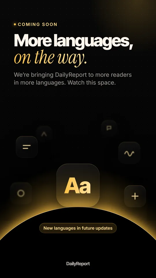 More languages, on the way